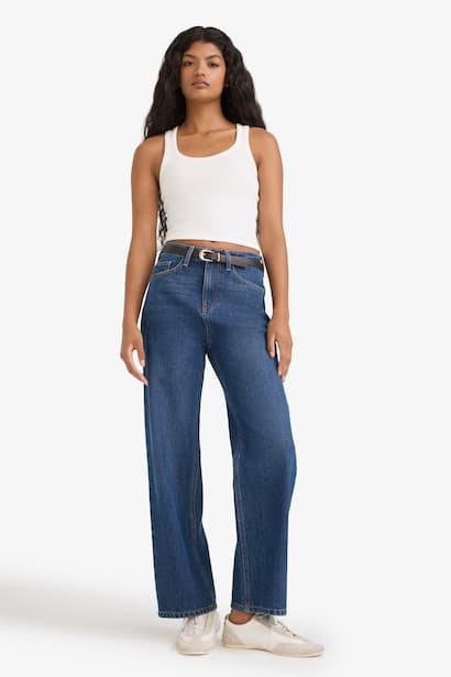 Straight Fit Regular Hem Jeans (٣)