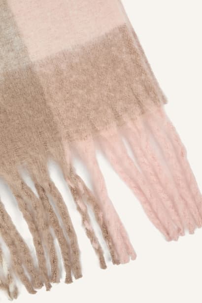 Woman Plaid Scarf (3)