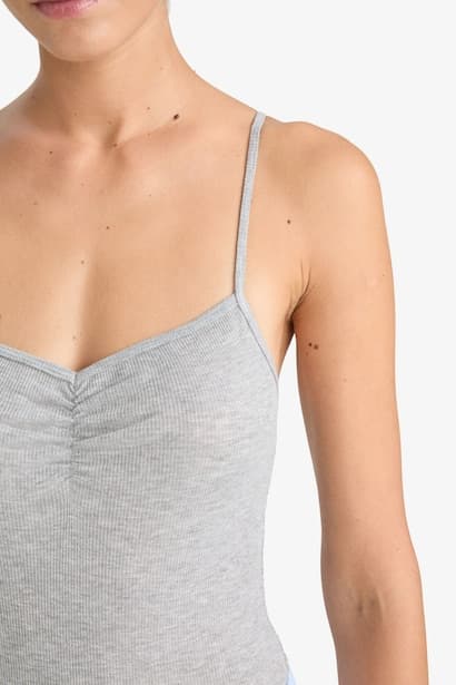 Fall in Love Ribbed Thin Strap Bodysuit Underwear (4)