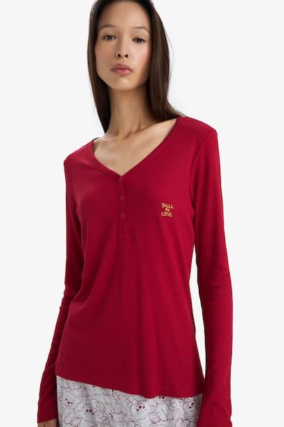 Regular Fit V-Neck Camisole Knitted Tops Sportswear Tops