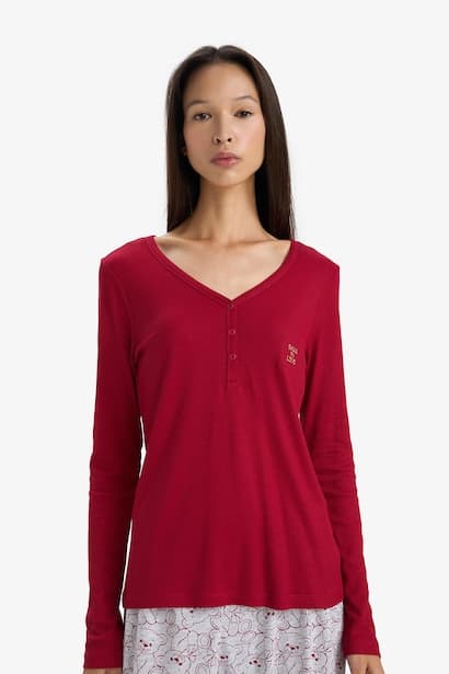 Regular Fit V-Neck Camisole Knitted Tops Sportswear Tops (3)