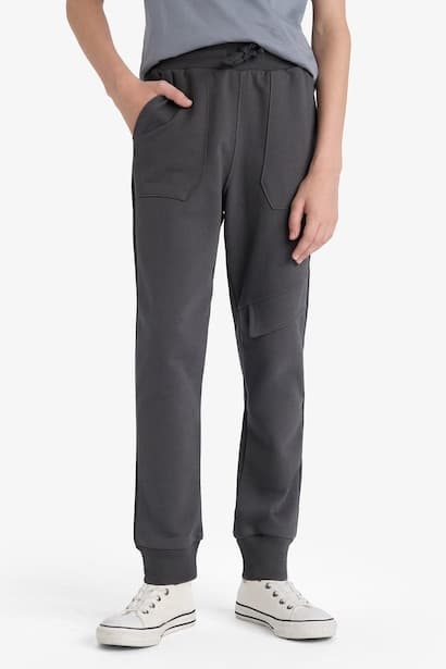 Boy Elastic Waist Sweatpants Trousers (٤)