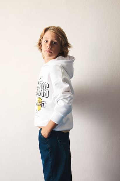 Boy NBA Los Angeles Lakers Regular Fit Sweatshirt Boys (4)