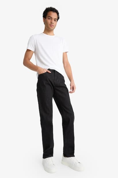 Sergio Regular Fit Regular Waist Straight Leg Jeans