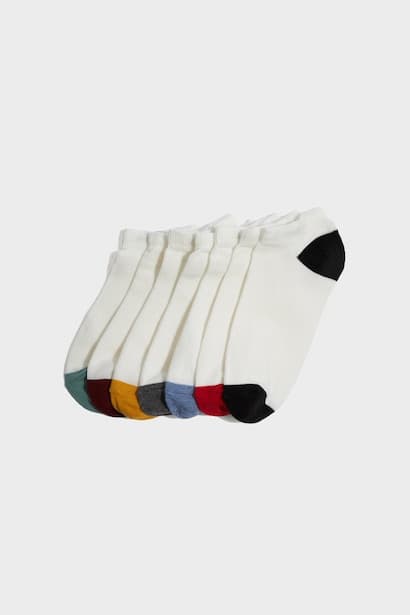 Boy 7 Piece Cotton Ankle Socks