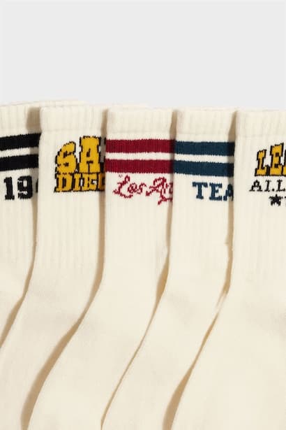 Boy 5 Piece Cotton Long Sockss (3)