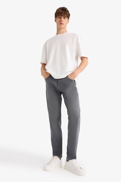 Regular Tapered Fit Trousers