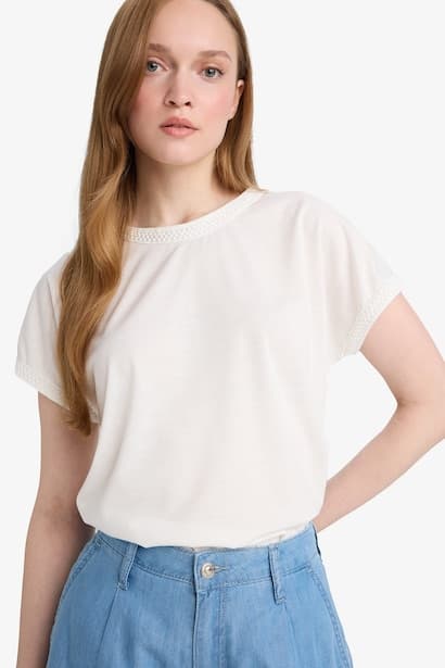 Crew Neck Short Sleeve T-Shirt