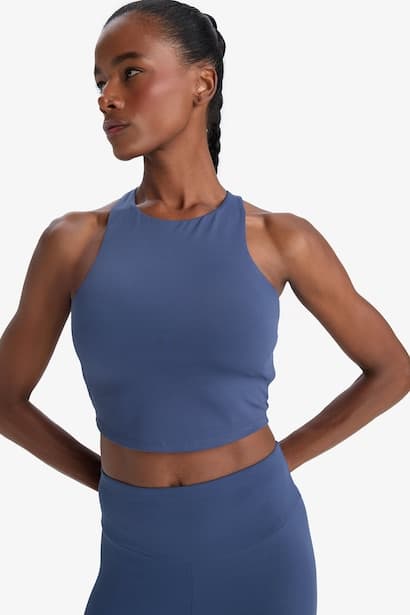 Padded Stretchy Fabric Sports Bra Sportswear (٣)