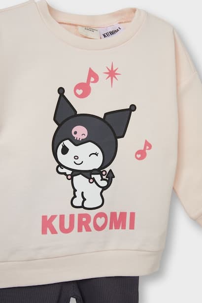 Baby Girl Kuromi Sweatshirt Leggings 2 Piece Set (3)