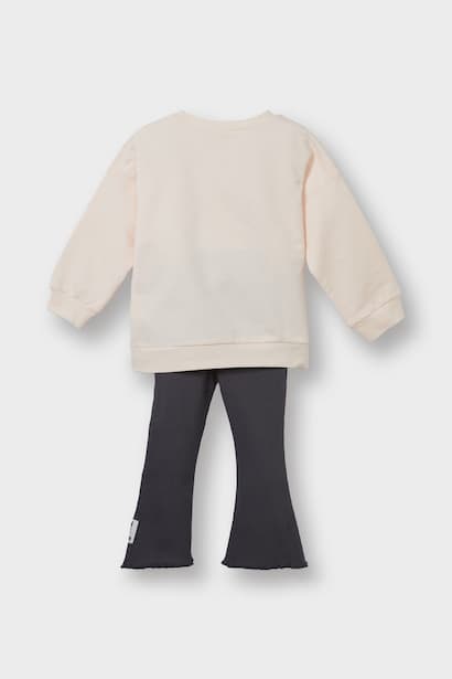 Baby Girl Kuromi Sweatshirt Leggings 2 Piece Set (4)