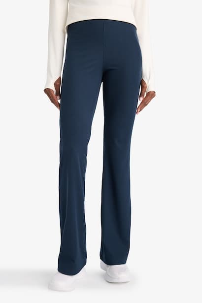 DeFactoFit Flare Fit High-Waist Regular Leg Sweatpants (4)