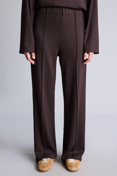 Regular Fit with Elastic Waistband Trousers Modest (٣)