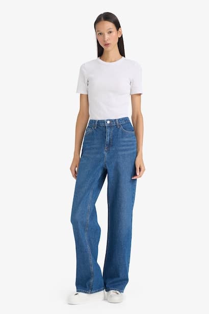 Regular Hem Jeans