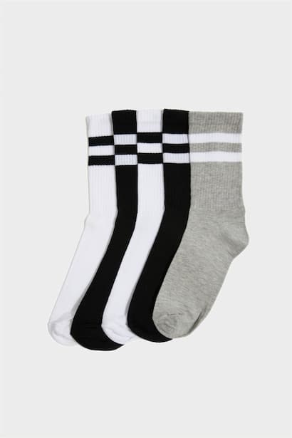 Boy 5 Piece Cotton Long Socks