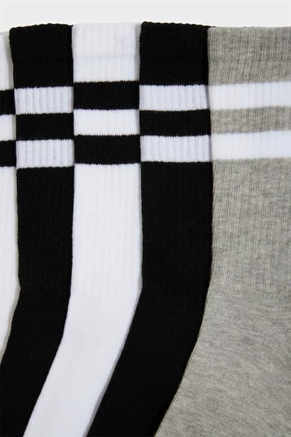 Boy 5 Piece Cotton Long Socks (4)