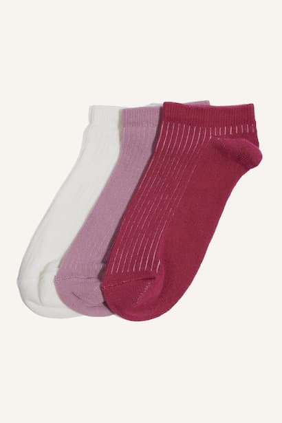 Woman 3 Piece Cotton Short Socks Bobby Socks