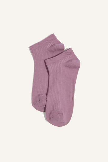 Woman 3 Piece Cotton Short Socks Bobby Socks (٣)