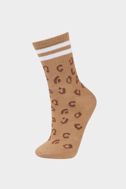 Woman 3 Piece Cotton Long Socks (4)