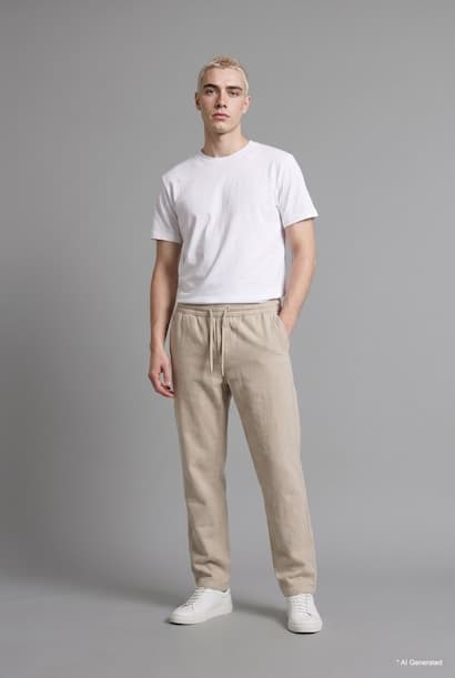 Baggy Fit 100% Cotton Trousers