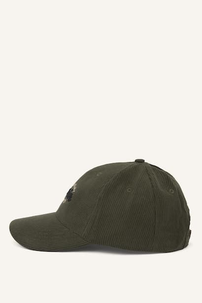 Man Embroidered Corduroy Cap (4)