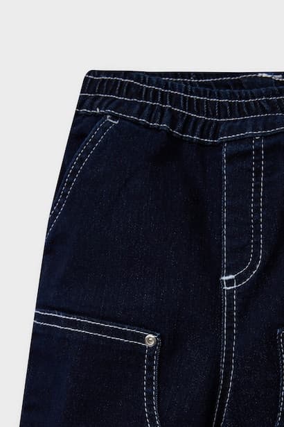 Boy Elastic Waist Jeans (3)