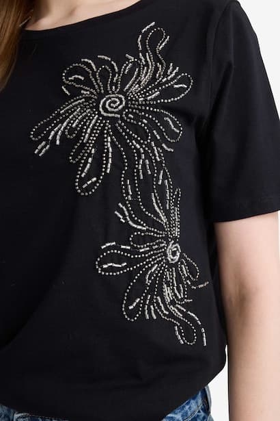 Regular Fit Crew Neck Printed Short Sleeve T-Shirt (٤)