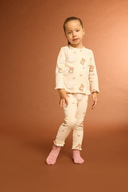 2 piece Regular Fit Knitted Pyjamas Homewear