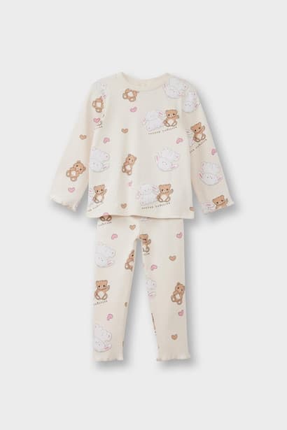 2 piece Regular Fit Knitted Pyjamas Homewear (3)