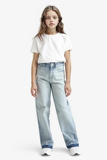 Girl 90s Wide Leg Jeans