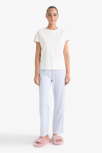 Fall in Love Regular Fit Top Bottom 2 Piece Pyjamas Set Homewear Set