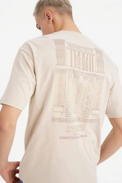 Cotton Boxy Fit Printed T-Shirt