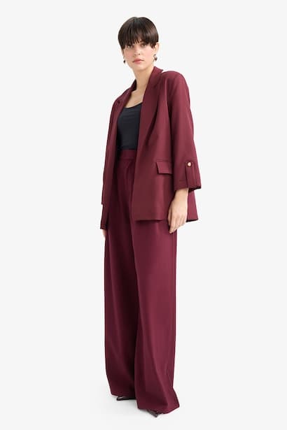 High Waist Wide Leg Trousers (4)