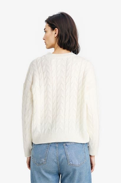 Christmas Themed Regular Fit Crew Neck Pullover (4)