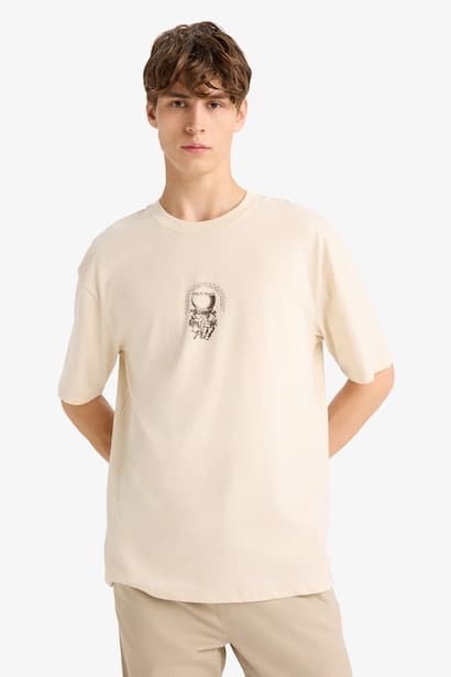 Cotton Boxy Fit Back Printed T-Shirt (3)