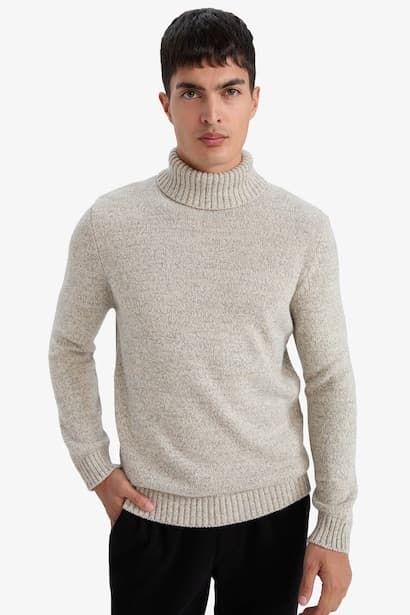 Standard Fit Turtleneck Knitwear Pullover (3)