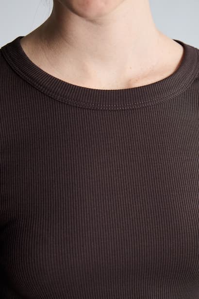 Slim Fit Crew Neck Camisole Long Sleeve T-Shirt (4)
