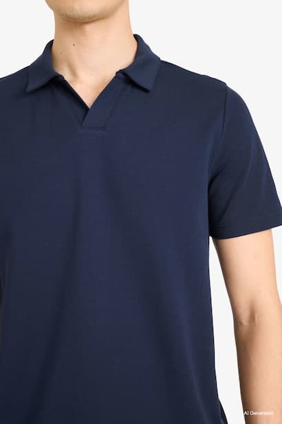 Regular Fit Short Sleeve Polo T-Shirt (٣)