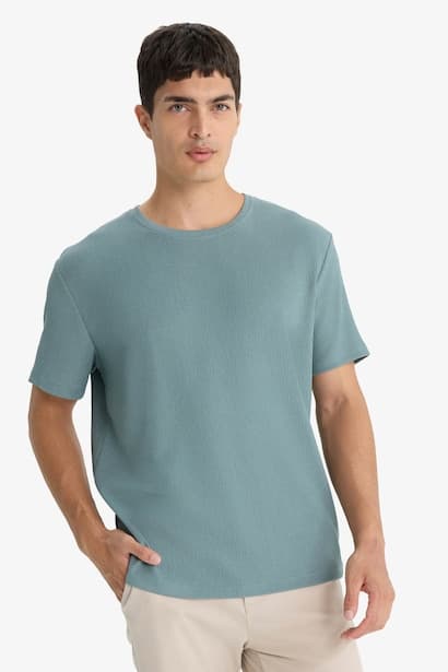 Regular Fit Crew Neck Short Sleeve T-Shirt