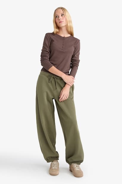 jogger Thick Sweatshirt Fabric Trousers (4)