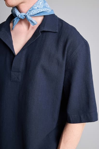 100% Cotton Boxy Fit Shirt (٤)
