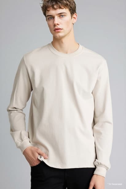 Long Sleeves Cotton Body T-Shirt (4)
