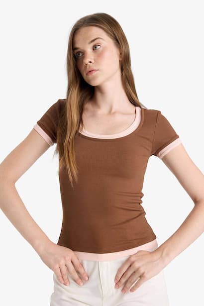 Camisole Short Sleeve T-Shirt (٤)