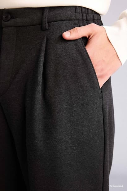 Baggy Fit Trousers (4)