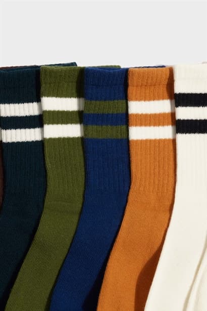 Boy 7 piece Long Cotton Socks (٣)
