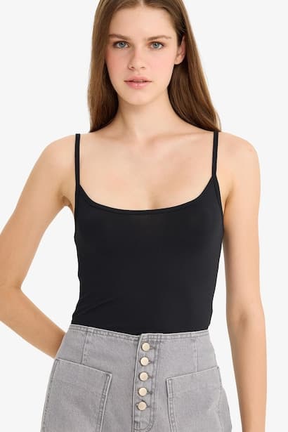 U Collar Tank Top Tank Top & Crop Top