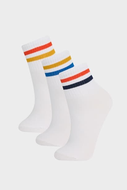 Girl 3 piece Cotton Short Sockss Socks