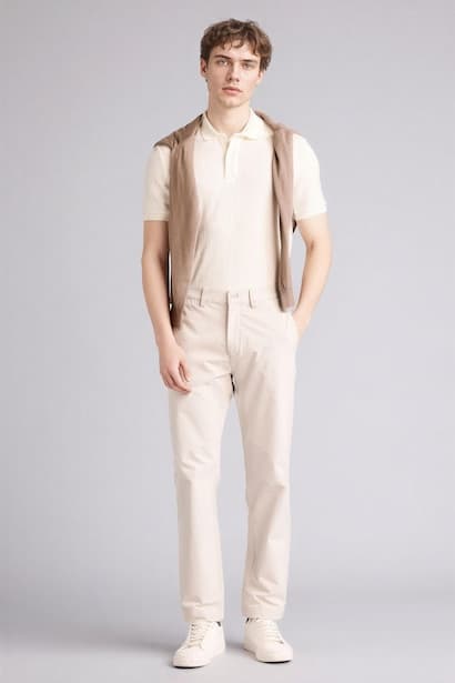 Pocketed Basic Trousers