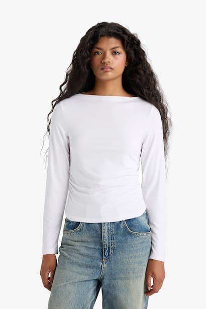 Slim Fit Long Sleeve T-Shirt (٤)