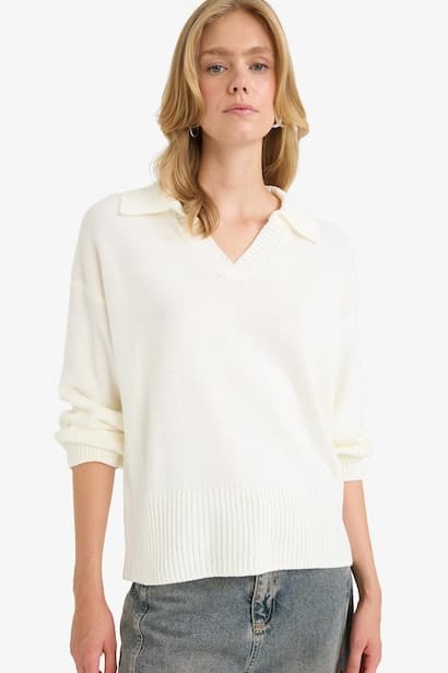 Oversize Fit Knitwear Pullover (٣)